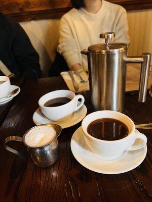 Large French press coffee