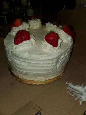 Strawberry whipped cream