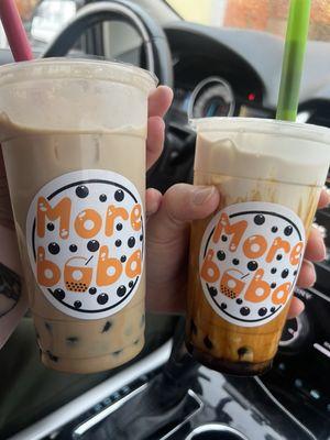 Viet Iced Coffee Boba and Brown Sugar Milk Tea Boba