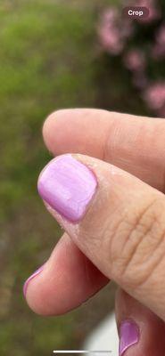 Sloppy color and cuticle clean up