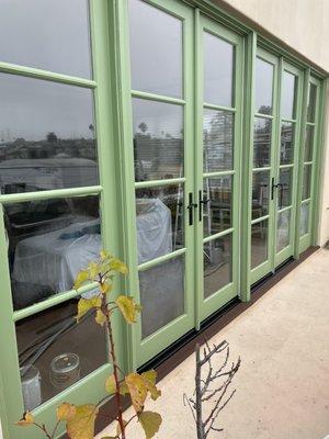 French doors I recently painted