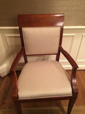 Reupholstered Dining Room Chair