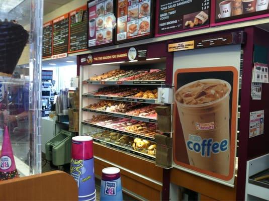 The holiday donut display