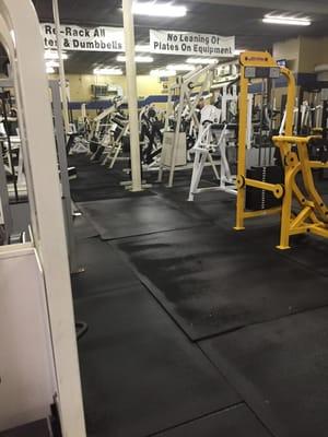 The weight room