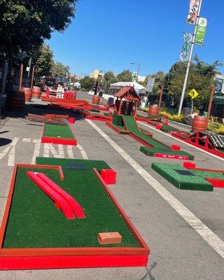 Road golf in Palo Alto