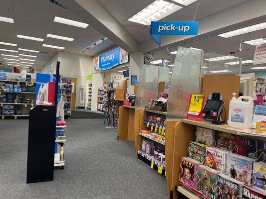 Organized and orderly Pharmacy area