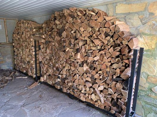 Kiln-dried firewood