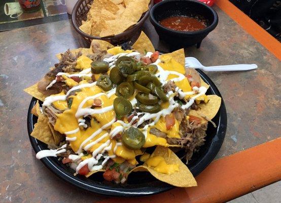 Delicious Nachos with Carintas.