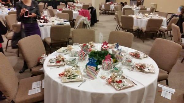 Blessed table  #7; beautifully decorated for our tea party :)