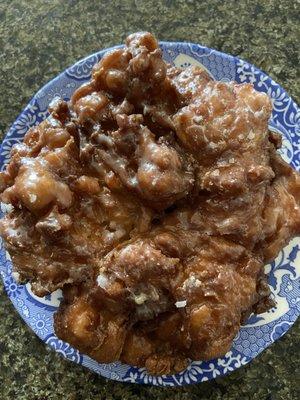 Apple fritter almost as big as my head.