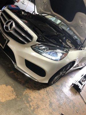 C class in for a proper dealership- grade service :)