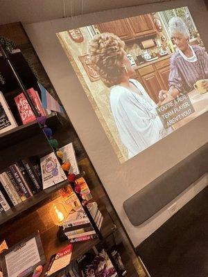 Book shelf + Golden Girls!