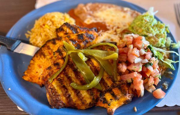 Pollo Asada Plate