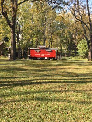 Caboose from back of propert