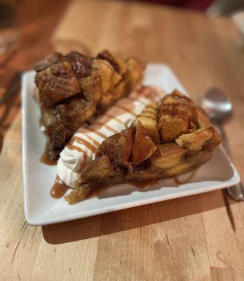 Bourbon bread pudding