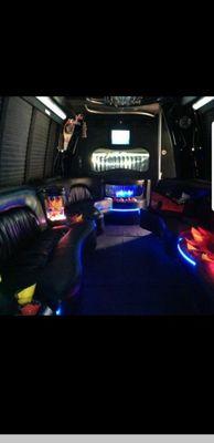 Party bus 18 to 20 passengers capacity.