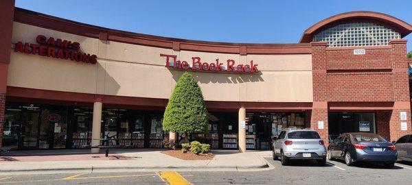 The entrance to The Book Rack.