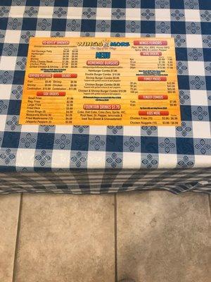 The whole menu... if you don't see it, ask for it. Today  is 10/11/19: they are back open, same freshness, newly remodeled...