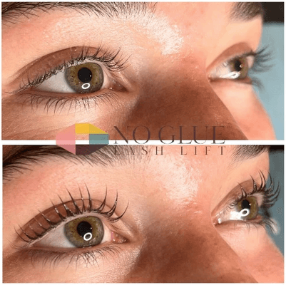 "Life-changing," one client exclaimed! But let's not overhype it. Have you experienced our unique No Glue Lash Lift™ yet? Just look at this!