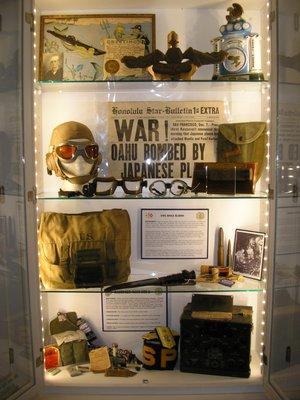 Museum displays inside the VMB in Danville