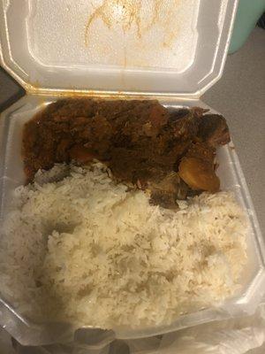 Legume with white rice