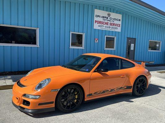 Orange 911 GT3 RS