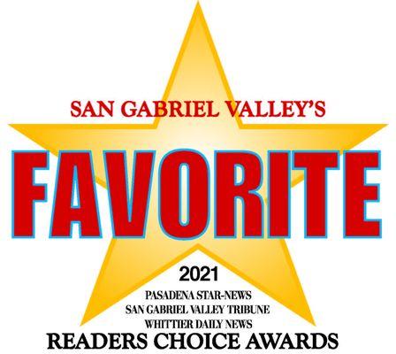 Voted San Gabriel Valley's Favorite Bank for the second year in a row!