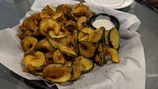 The best fried zucchini ever.