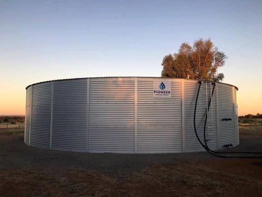 65,000-Gallon Fire Protection Water Tank with Fire Hose Connections