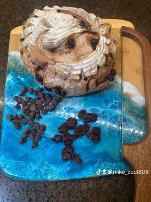 Chocolate & Cherries Pink Sourdough