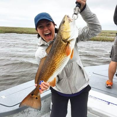 Heather with a beautifully colored  stud red!