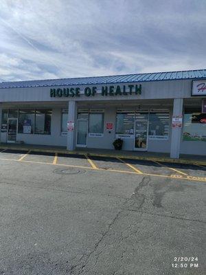 Next to Big Lots House of Health