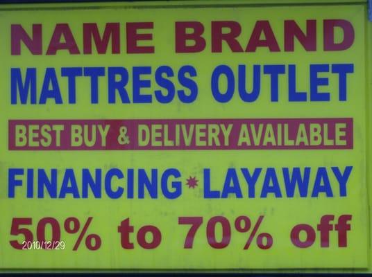 Largest mattress outlet in KC