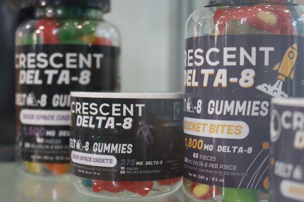 Crescent Canna Delta-8 gummies are made with real fruit juice and puree.