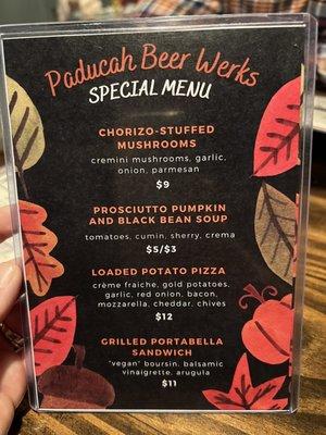 Fall Specials