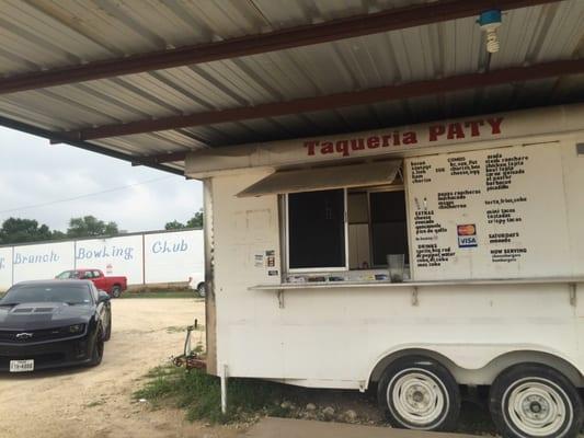 In front of Spring Branch Bowling Club just south of Rebecca Creek Rd on 281 North