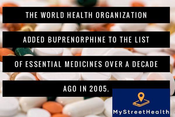 Buprenorphine saves lives.