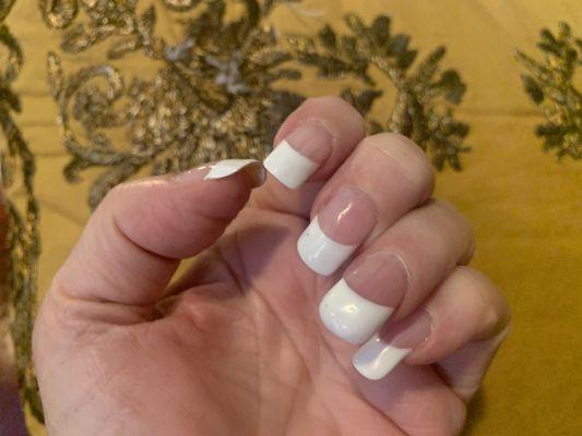 French gel natural nails