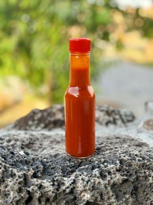 House-made hot sauce