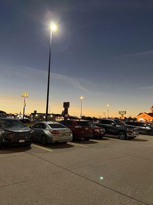 The 360 degree sunset on Eclipse Day.