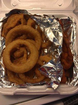 Onion rings but where are the onions