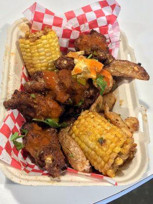 Crab Boil Fried Chicken Wings at the State Fair.