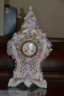 French Porcelain Mantel Clock