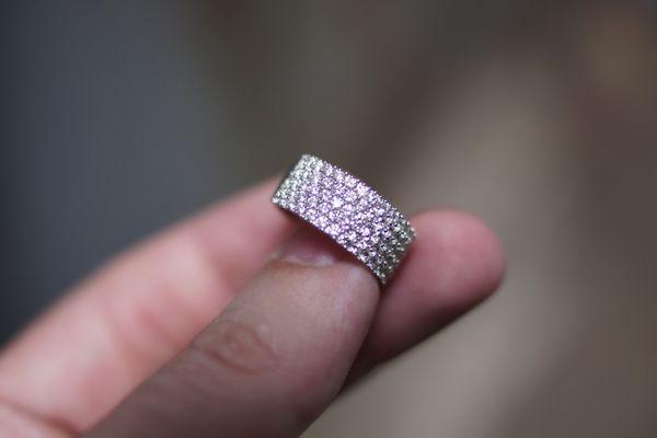 Diamond ring.