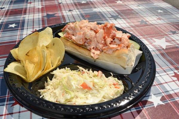 Our New England LOBSTER ROLL, a favorite among all ages.