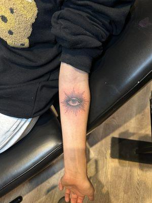 #blackandgrey #eyetattoo Visit us @tattooritualny or call 516 249 1300  Walk ins welcome