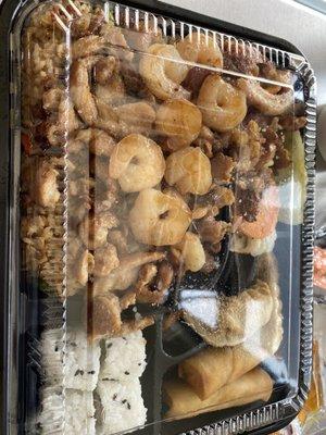 Bento Chicken and Shrimp