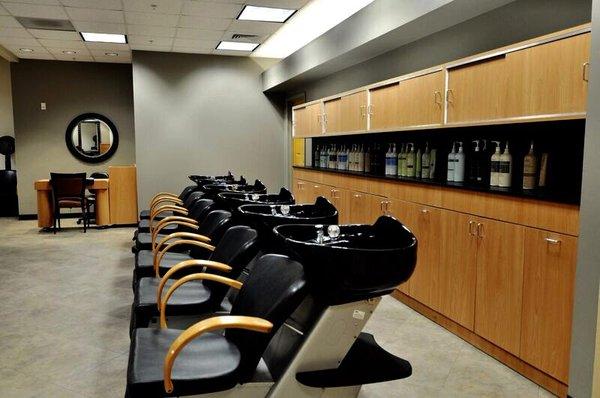 The luxurious Southport salon interior of CARMEN! CARMEN! Prestige Salon e Spa at Belk's best Charlotte Salon.