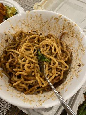 Handmade noodle with beef