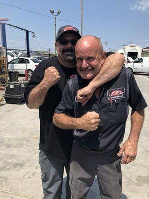 Owner frank with one of the best tech's around Kenny!